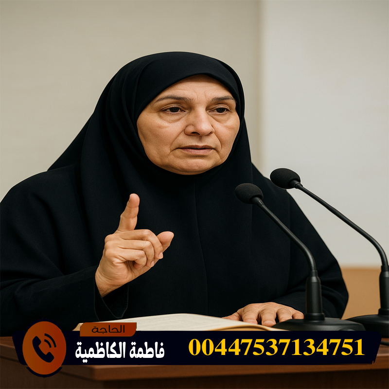 شيخ روحاني صادق يعالج مجانا » شيخ روحاني يعمل لوجة الله الحاجة فاطمة الكاظمية واحدة من اكـبر الرقاة والمعالجين بالطاقة 00447537134751